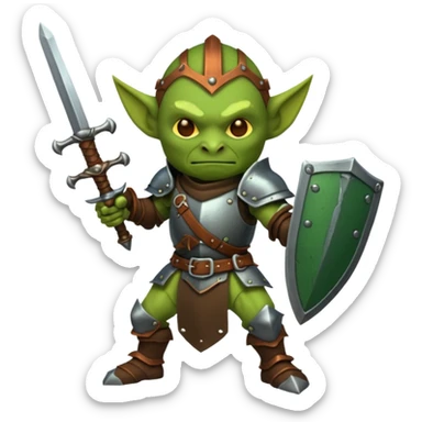 Goblin knight  sticker
