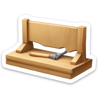 wood workshop plave sticker