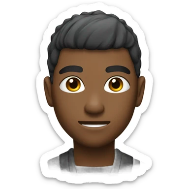 twitch streamer ninja with a low taper fade sticker