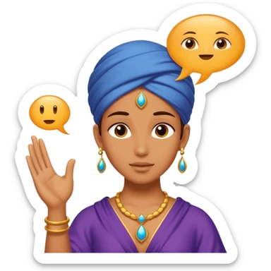 Genie with speech Bubble saying "It is Done" sticker