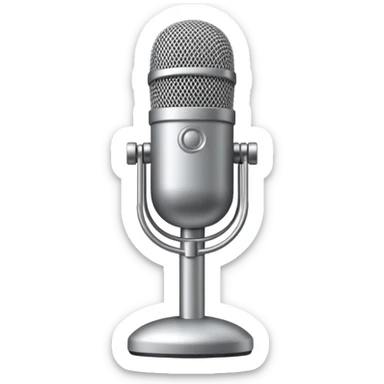 microphone sticker