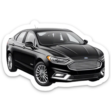 Ford Fusion - Ford (Model Year: 2018) (Iconic colour: Black) sticker