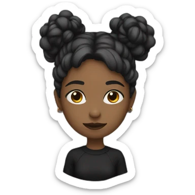 alternative girl wearing black sticker