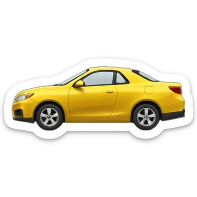 voiture vu du dessus  sticker