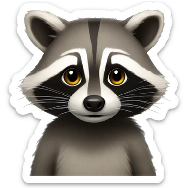 raccoon sticker