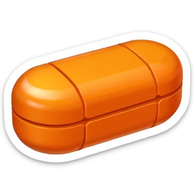 Round orange 30mg adderall with line shodow down center sticker