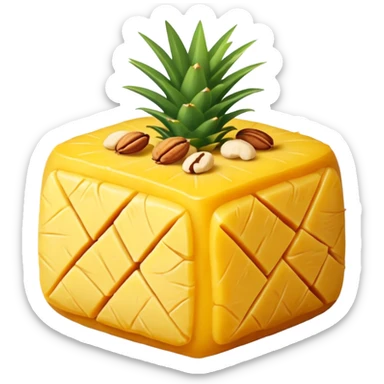 Pineapple Kesari sticker
