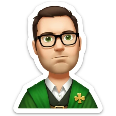 Wearing a Green Kilt sticker