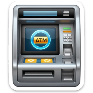 ATM  sticker