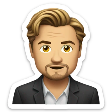 leonardo dicaprio sticker