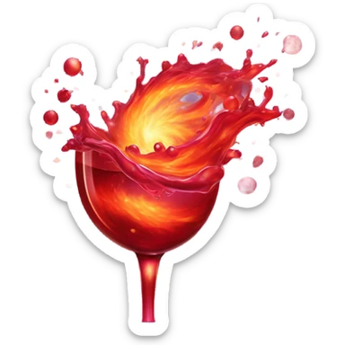 red wine supernova sticker