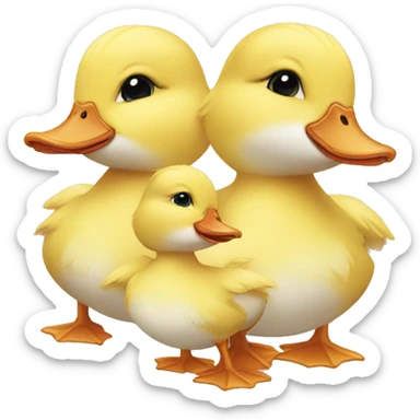 Ducklings sticker