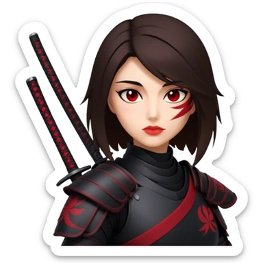 Shadow Samurai sticker