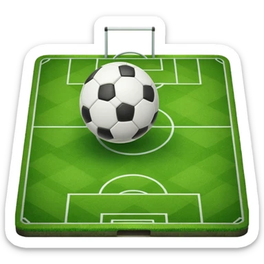 Soccer Field Objects sticker