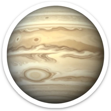 Venus planet emoji, pale grey sphere, soft blurred hazy surface, smooth and featureless, simple and round, no text sticker