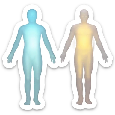 Soul leaving body sticker