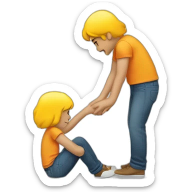 Deux pieds pour dire je t’aime sticker