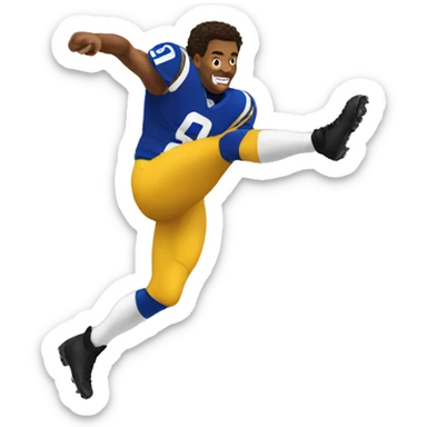 kicking sticker