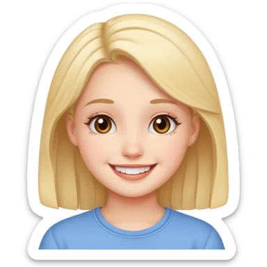 Cutecore girl sticker