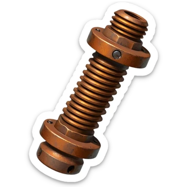 rusty screw sticker