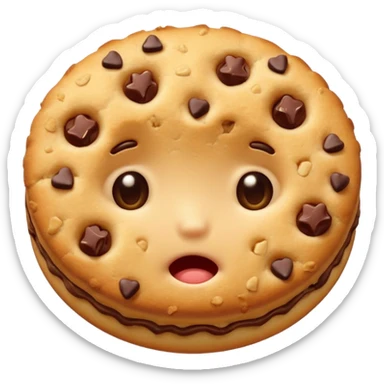 cute biscuit no cream cry sticker