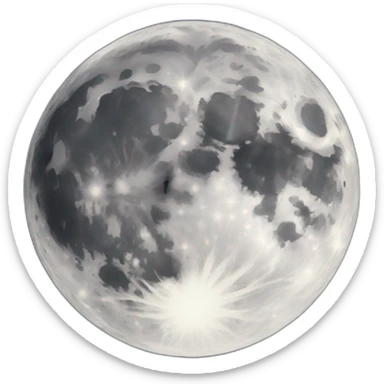 Moon-tarot sticker