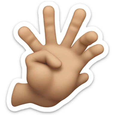 finger pointing first person pov sticker