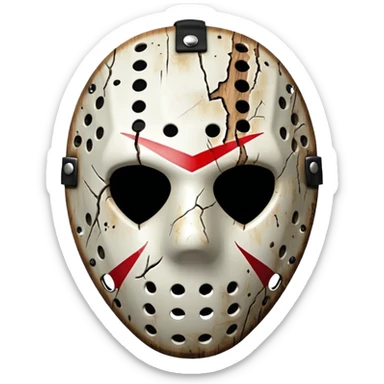 Jason voorhees mask  sticker