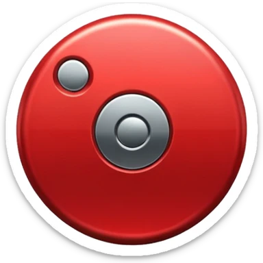 Bomb button sticker