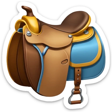 painting saddle sticker