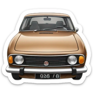 brown rover p6 v8 sticker