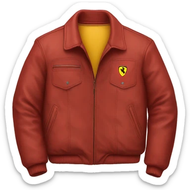 ferrari jacket sticker