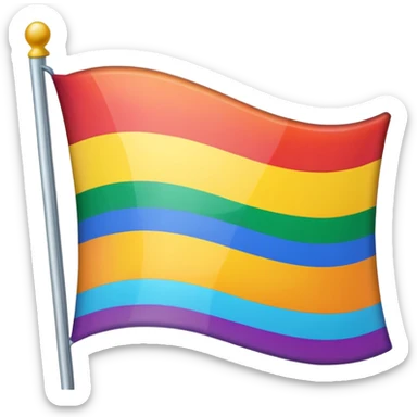 Floptropica flag sticker