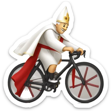 LE PAPE EN VELO sticker
