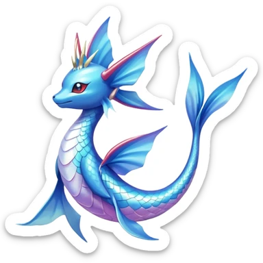 Vaporeon-Milotic-Latios-fakemon-hybrid sticker