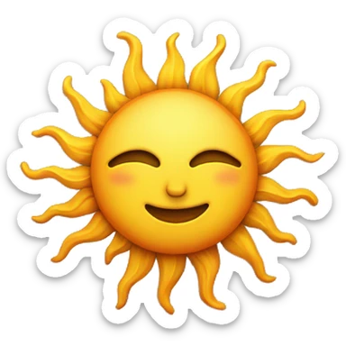 sun astrology symbol  sticker