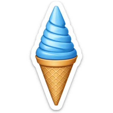 Cono francese blu sticker