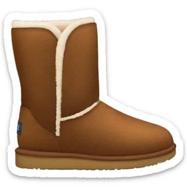 Ugg boots brown sticker
