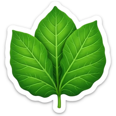 taro leaf lime sticker