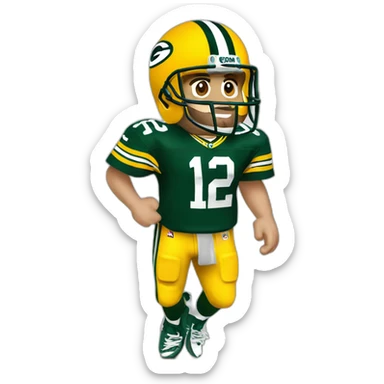 packers quarterback Aaron Rodgers sticker