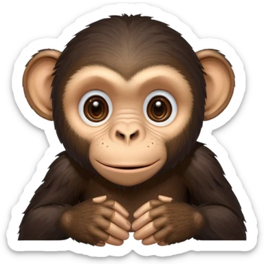 chimpanzee sticker