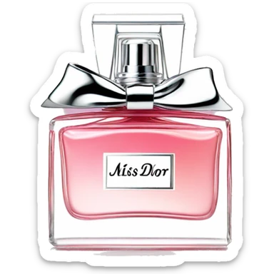 Miss dior perfume sticker
