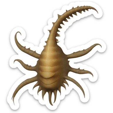 Cambrian Anomalocaris sticker