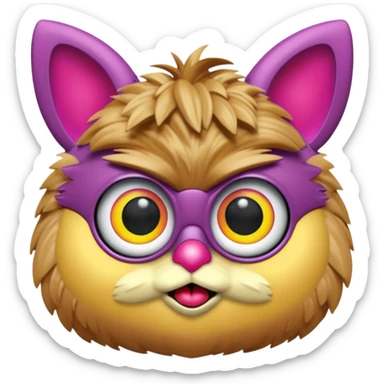 Furby blur sticker