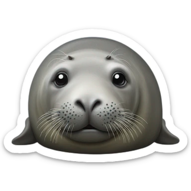omnivore elephant seal sticker