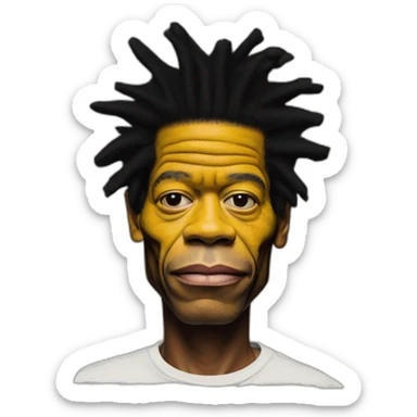 jean-michel basquiat sticker