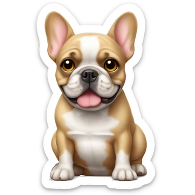 cute french bulldog  sticker