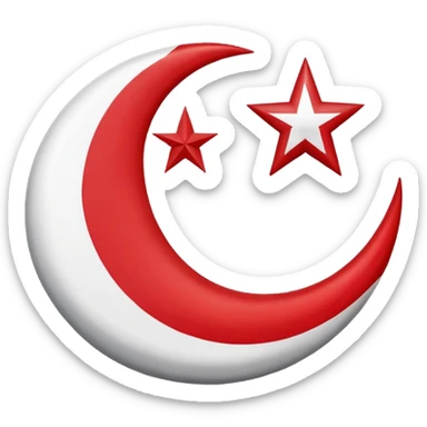 north cyprus flag emoji  sticker