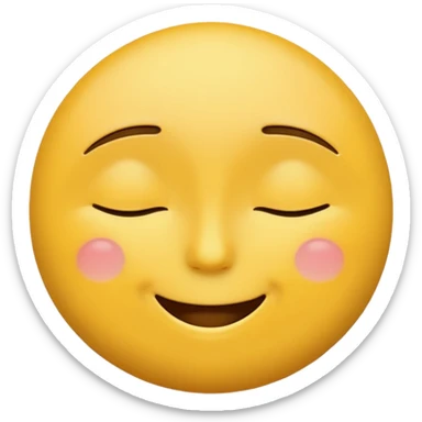 a dreaming emoji sticker