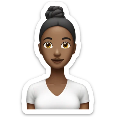 Clean Girl with Face mask Skincare  sticker